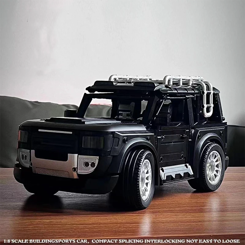 Строительные блоки в наличии MOC technrc SUV модель городского внедорожника сборные