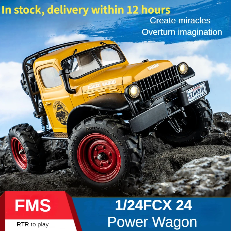 FMS 1/24 POWER WAGON FCX24 Радиоуправляемая машина полу-грузовик