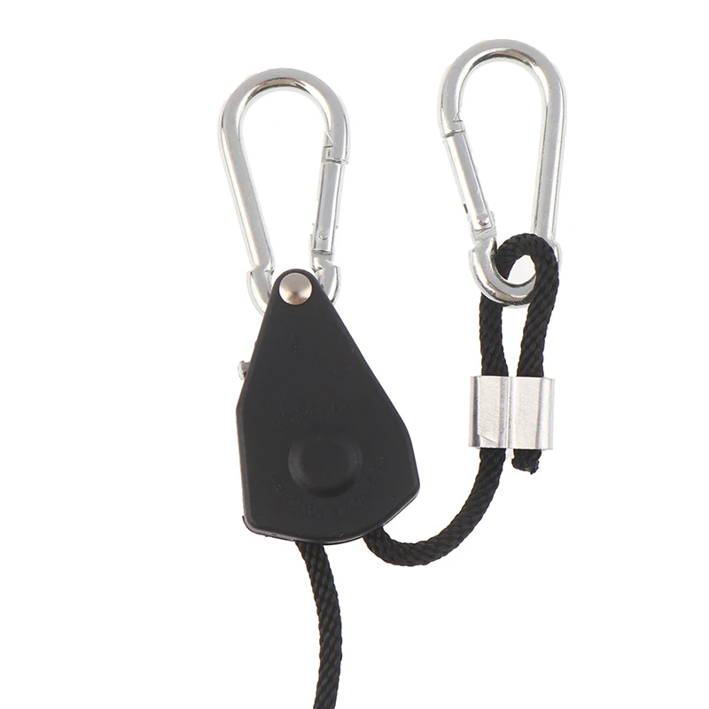 

2Pcs Rope Ratchet Hanger 1/8 Inch Heavy Duty Adjustable Grow Light Ratchet Rope Hanger Yoyo For Grow Light Fixtures Gardening