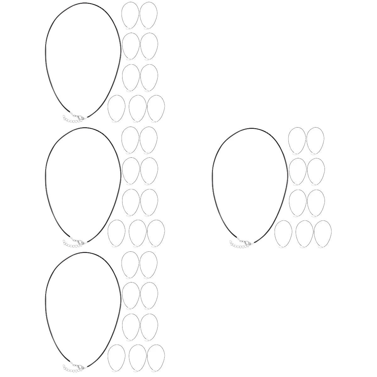 

40 Pcs Necklace Supplies String Choker Pendant Rope Wax Making Bracelets