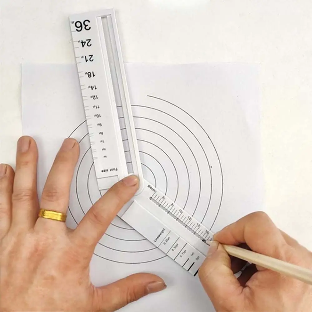 

Transparent 30cm Student Angle Drawing Tool Rectangle Ruler Compass parallel Ruler Protractor