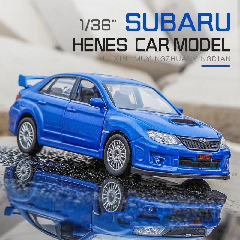 1:36 Subaru WRX STI Car Styling Licensed Diecast Car Model Toy Alloy Metal High Simulation for Collection Gifts F44