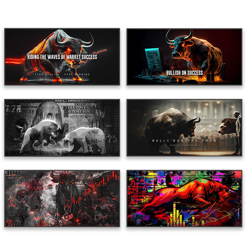 Мотивационный плакат &quotБуль&quot на холсте