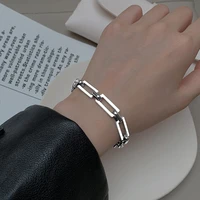 xiyanike european american style bracelets stainless steel material chain design bracelet for women holiday party girls jewelry