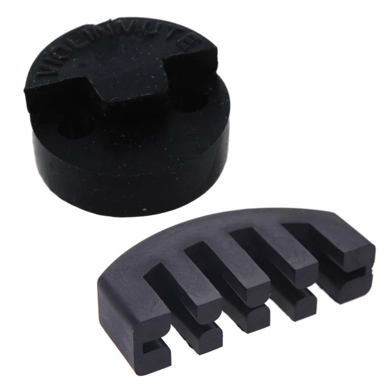 

2 шт. Бесшумная Замена скрипки с двойным отверстием Tourte Black Rubber sorder