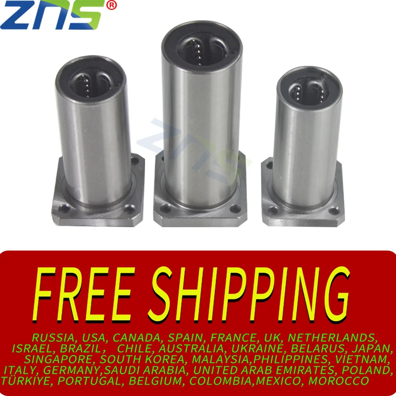 

Steel square flange extended linear bearing LMK8LGA/LMK10L/LMK12LGA/LMK16LGA/LMK20LGA/LMK25LGA/LMK30L/LMK35LGA/LMK40LGA/LMK50LGA