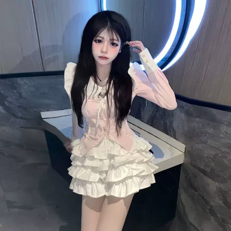 Милые повседневные рубашки женские облегающие топы с воротником Питер Пэн