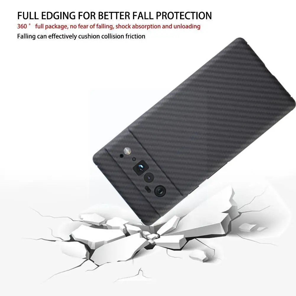 

Suitable For Pixel6 All-inclusive Mobile Phone Aramid Carbon Fiber Suitable For Pixel6pro All-inclusive Anti-dr D8u5