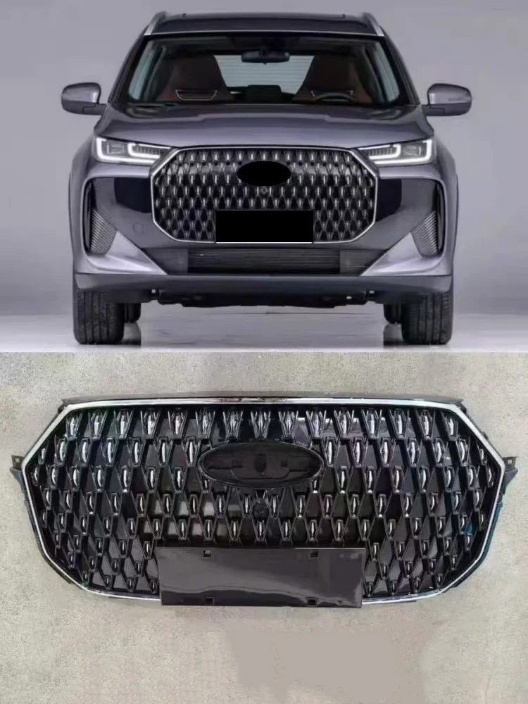 Решетка радиатора для Chery Tiggo 7 Plus, маска для переднего бампера, сетка, автомобильные аксессуары (art.: 3920db441ef7b) - 3920db441ef7b