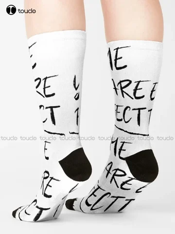 Носки To Me You Are Perfect, футбольные носки, мужские персонализированные носки унисекс для взрослых и подростков, молодежные носки 360° °   Цифровая печать Новая популярная