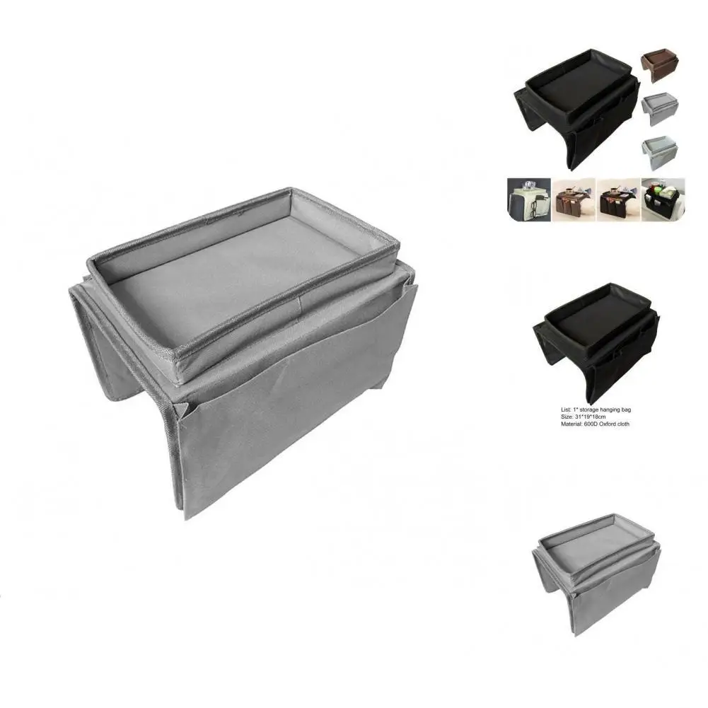 

Breathable Helpful Remote Control Sofa Hanging Caddy Fadeless Couch Storage Organizer Folding for Daily Use