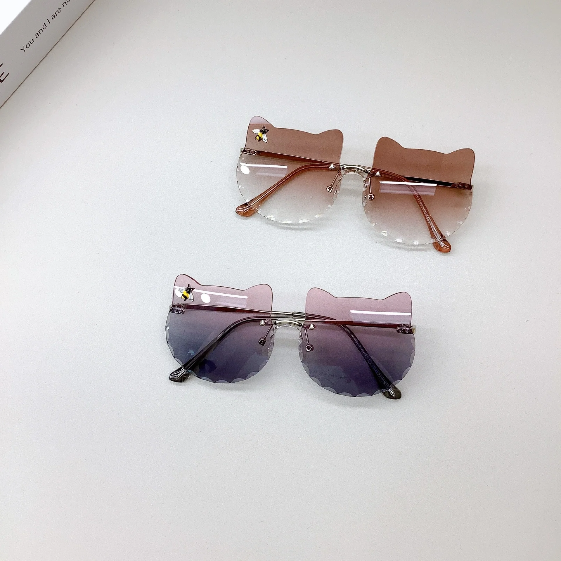 

Knot, New Bow Children's Cute Sunglasses, Cartoon Shape, Baby Sunglasses, UV Protection, Boys and Girls' Glasses