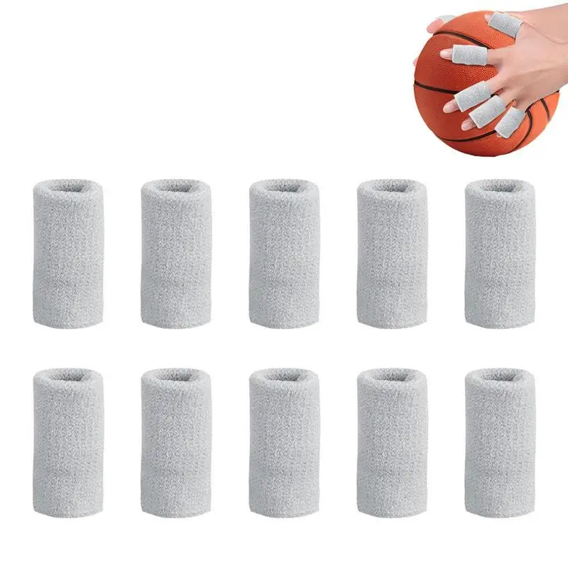 

1pc Stretchy Sports Finger Sleeves Finger Protector Support Finger Guard Bandage Basketball Volleyball Finger Protection