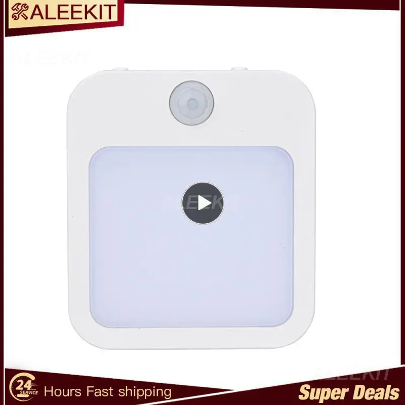 

Cabinet Lights For Kitchen Bedroom For Baby Bedside Bedroom Corridor Body Induction Lamp Wireless Led Night Light Eu/us Plug