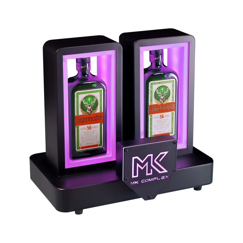 Фото Новая светодиодная подставка для вина, подставка для ликера Jagermeister, креативная подставка для виски для ночного клуба №5
