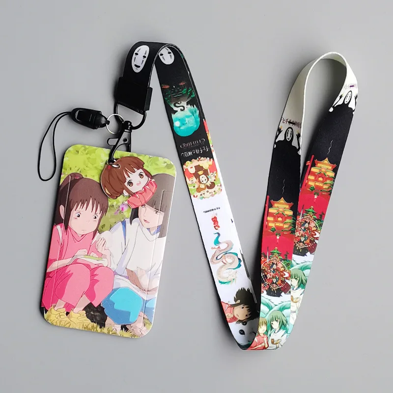 Шнурок для ключей из японского аниме брелок держатель удостоверения личности