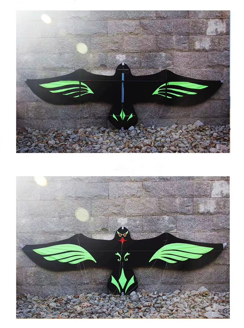 Free Shipping 360cm Eagle kites flying for adults line vlieger kevlar tela fun toy bird scarecta kite octopus