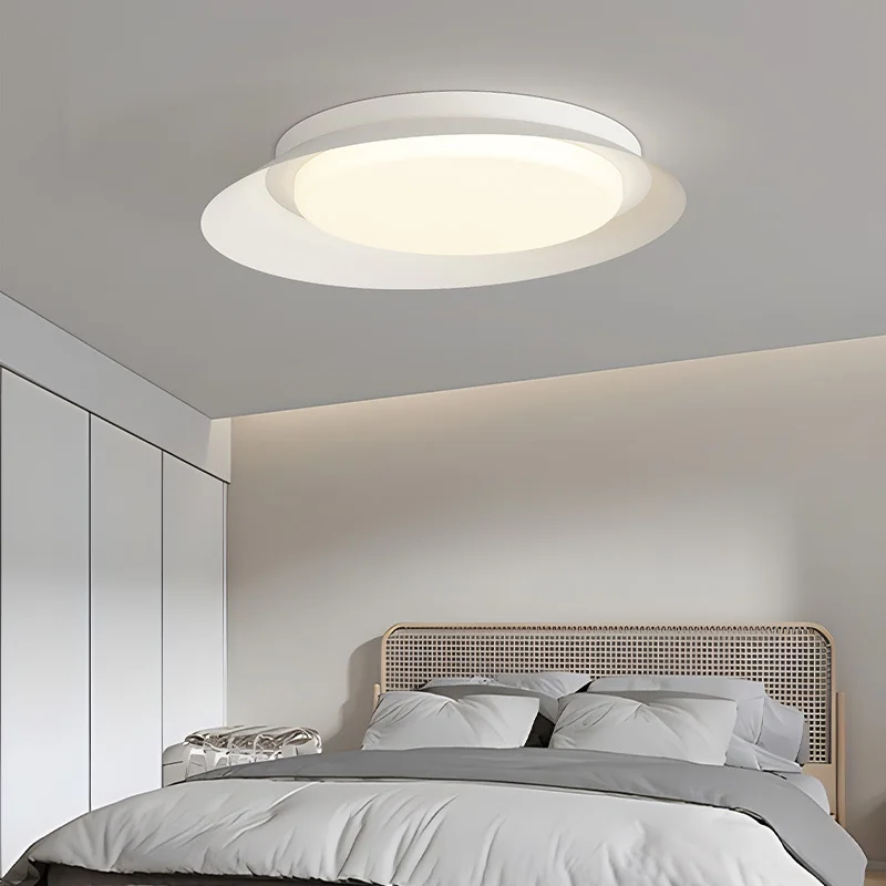 Скандинавская Минималистичная потолочная лампа для спальни 2024 современные