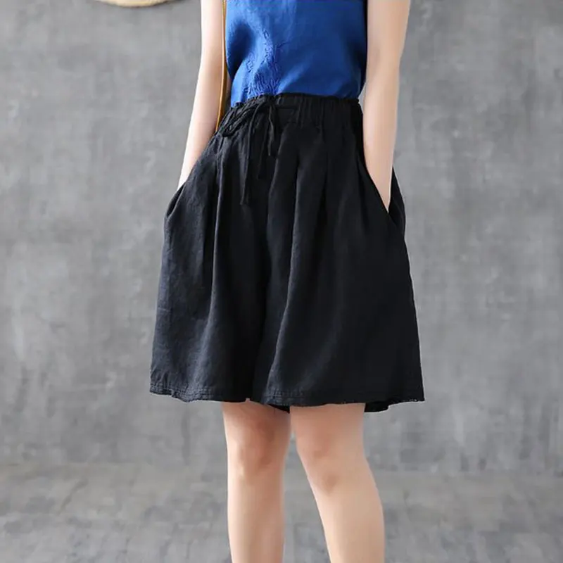 Женские широкие брюки с высокой талией