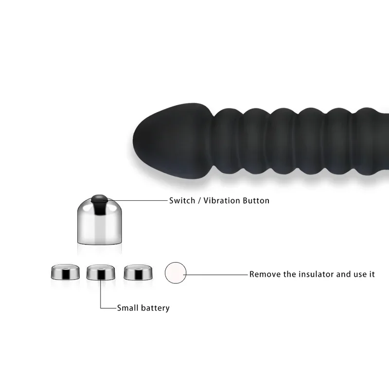 Игрушечный вибратор Анальная пробка для женщин и мужчин с вибрацией секс-товары