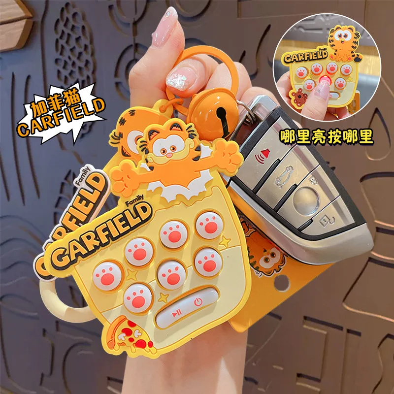 Новинка подвеска MovieThe Garfield фигурка в виде мультяшного кота для детей мальчиков