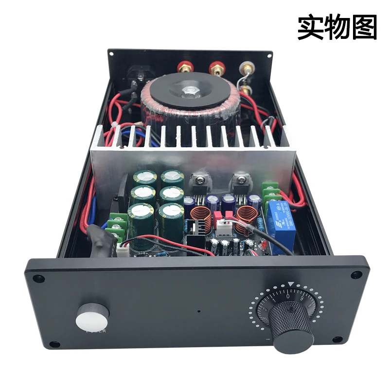 

new finished HiFi Class A power amplifier LM1875 2 channel 30w+30w stereo with speaker protection Very good sound quality