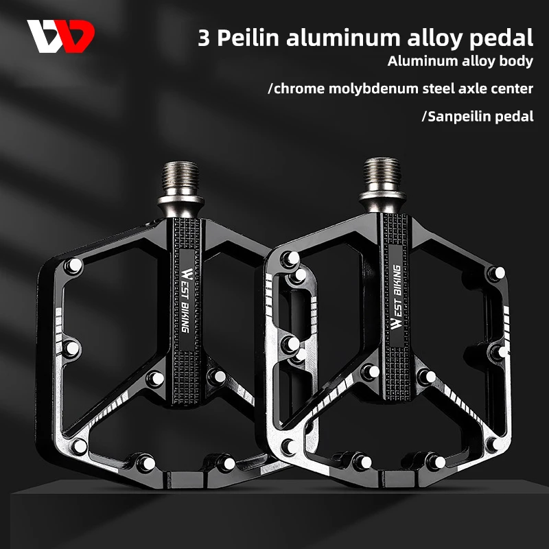 

West Biking Bicycle Mountain Bike Aluminium Bearing Lubrication Pedal