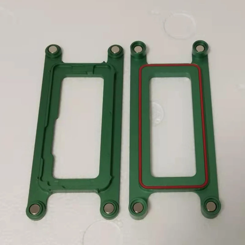 1 set Frame Clamping Mold Mould For iPhone X 11promax 12 13 mini 14Pro 14Pro Max Glass LCD Screen Frame Glue Holder Laminating