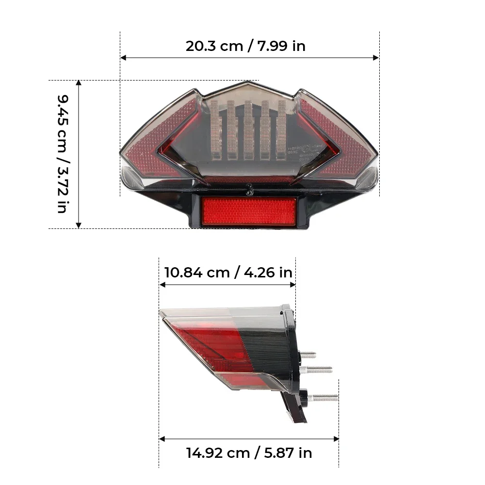 Для BMW F800 G650 F650 R1200GS задний фонарь в сборе стоп-сигнал DRL поворотный синальный F650GS
