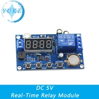 dc 5v real time timing delay timer relay module switch control clock synchronization multi mode control wiring diagram