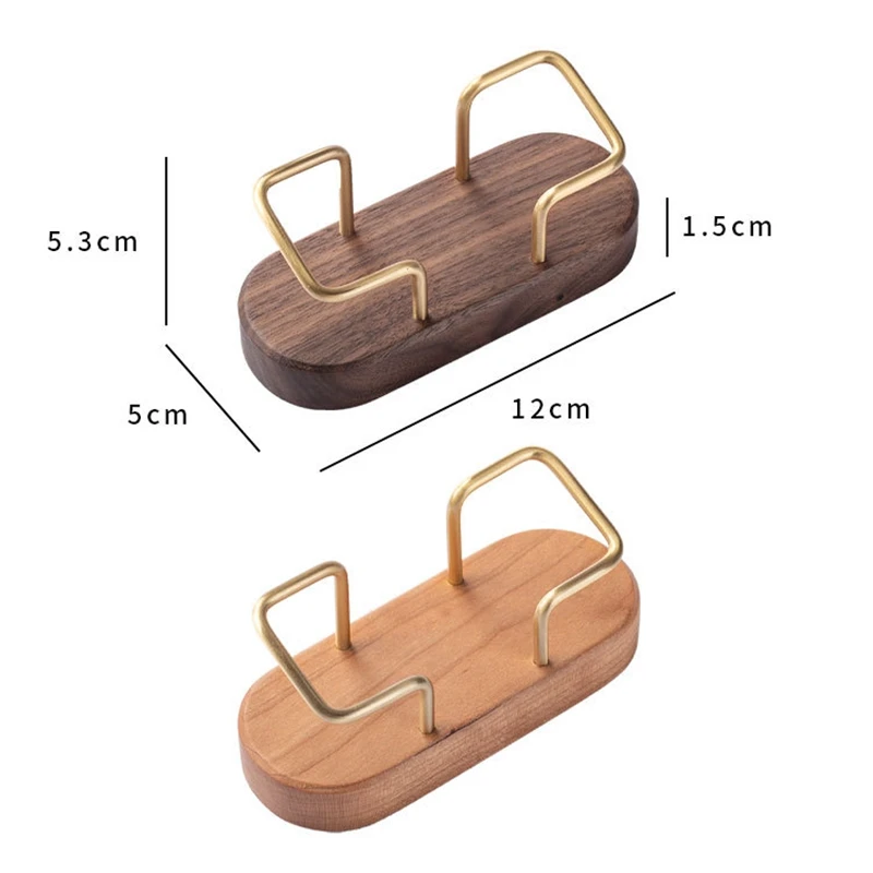 Держатель для визиток из твердой древесины