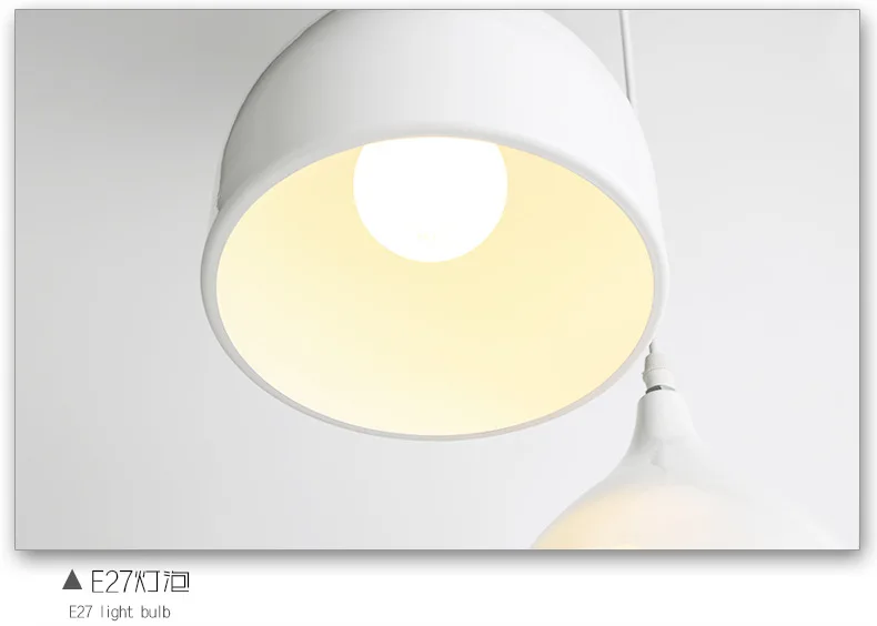 Светильник ресторана Led простой современной личности с тремя головами обеденной комнаты Nordic модной бар висячий.