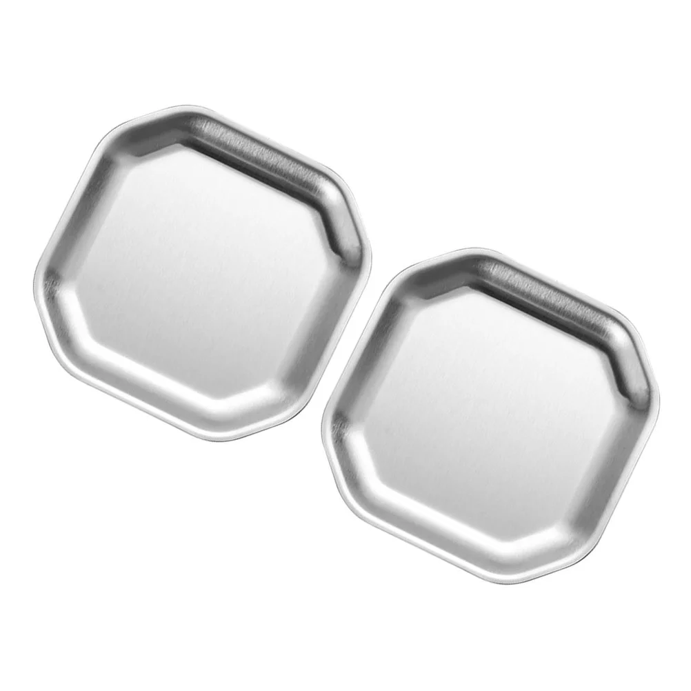 

Dish Bowls Stainless Plates Plate Sauce Appetizer Steel Dipping Serving Dishessnack Mini Metal Bowl Soy Pickle Sushi Condiment