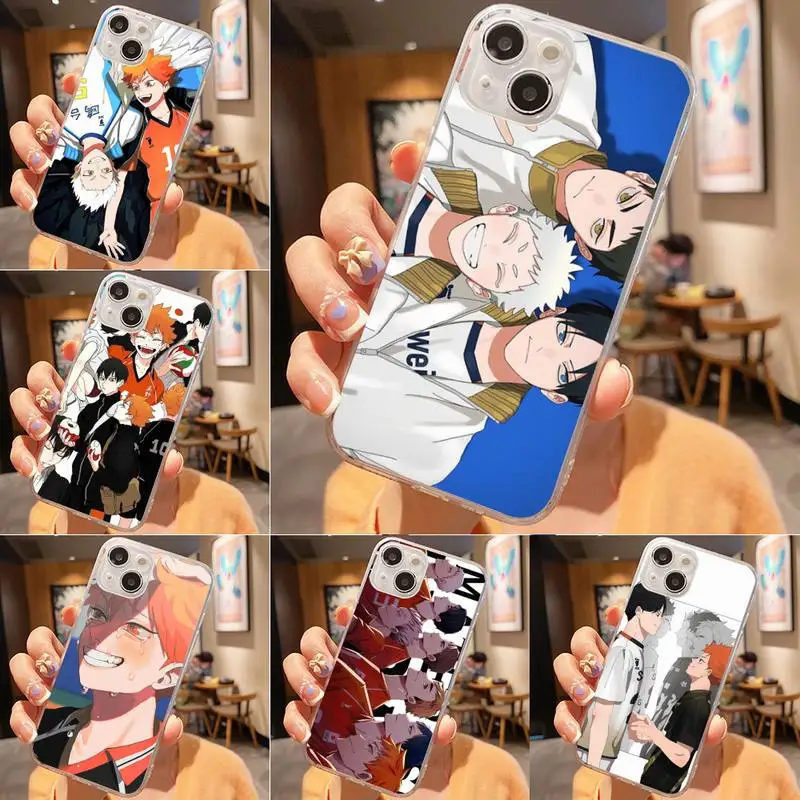 

Anime Haikyuu Love Volleyball Phone Case For Iphone 7 8 Plus X Xr Xs 11 12 13 Se2020 Mini Mobile Iphones 14 Promax Case