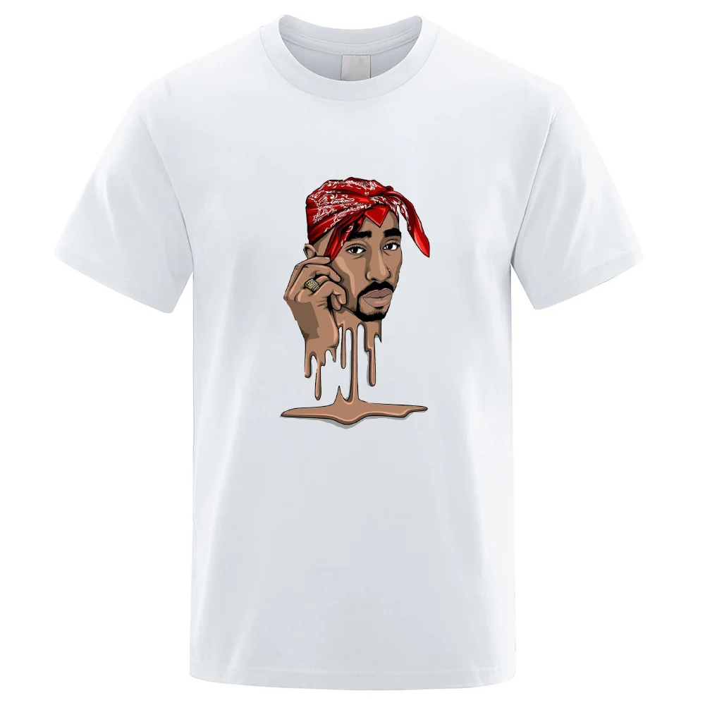 

Футболка CLOOCL Rock Rappe 2Pac Tupac из 100% хлопка, модная брендовая Летняя Повседневная футболка, мужская и женская спортивная одежда, топы, Азиатские размеры
