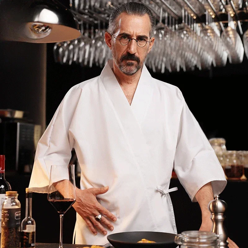 Кимоно Куртка Шеф-повара Для Чайной Церемонии Официанта Корейский Японский