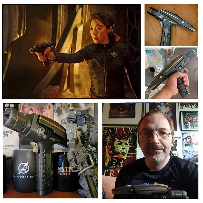 Cosbao P-Jsmen Star Discovery Trek Starfleet ручной фазерный пистолет Type II комплект реквизит смола 1:1