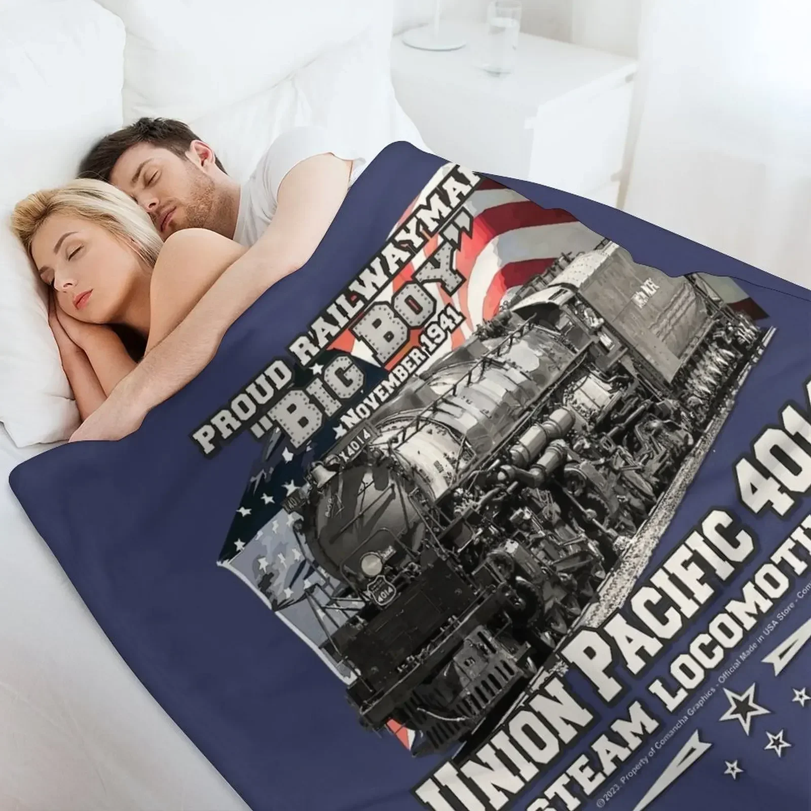 Одеяло Steam Locomotive 4014 одеяло для мальчиков дизайнерские одеяла и пледы