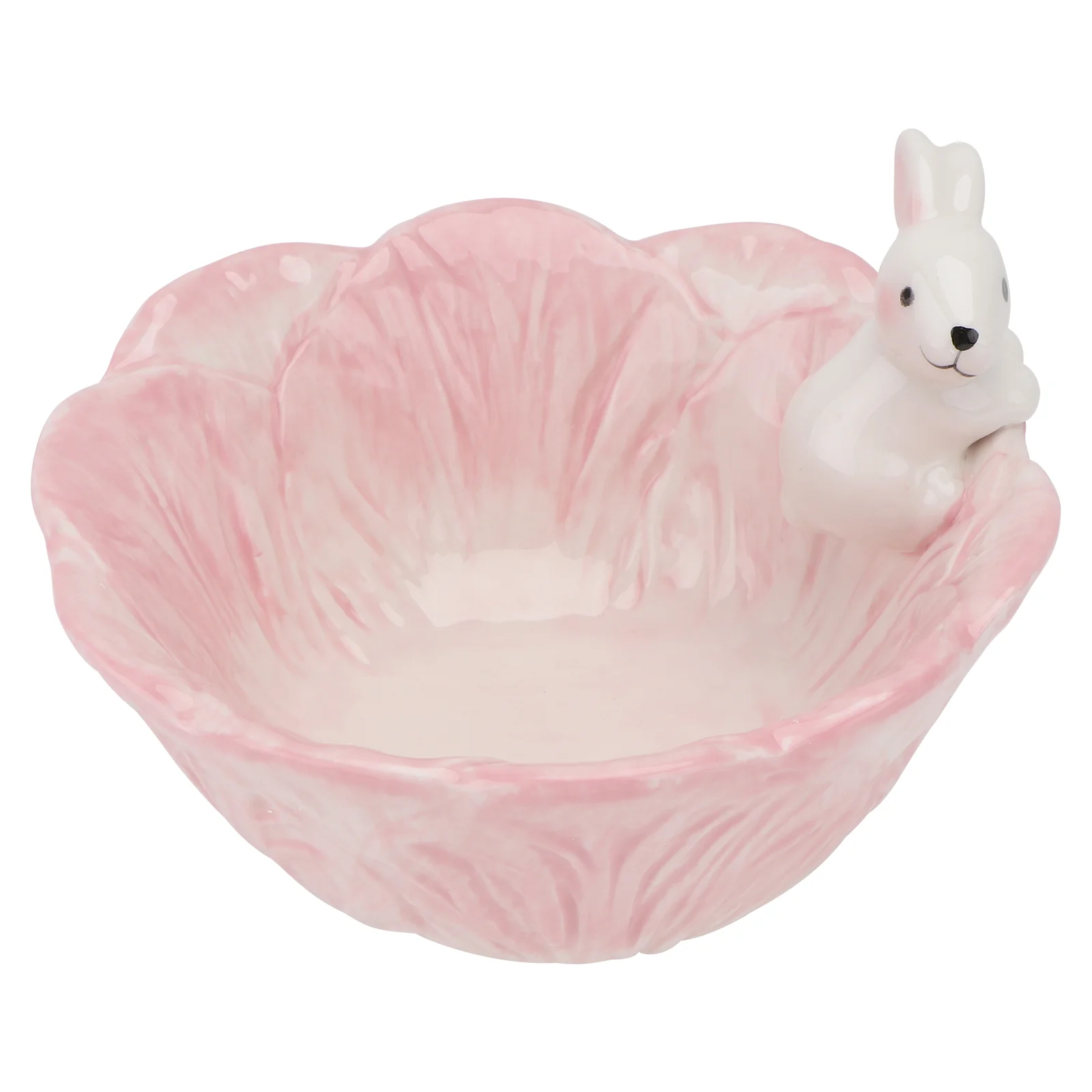 

Bowl Bunny Ceramic Rabbit Easter Candy Salad Bowls Dish Fruit Snack Serving Baby Porcelain Ramen Soup Cabbage Shaped Cartoon