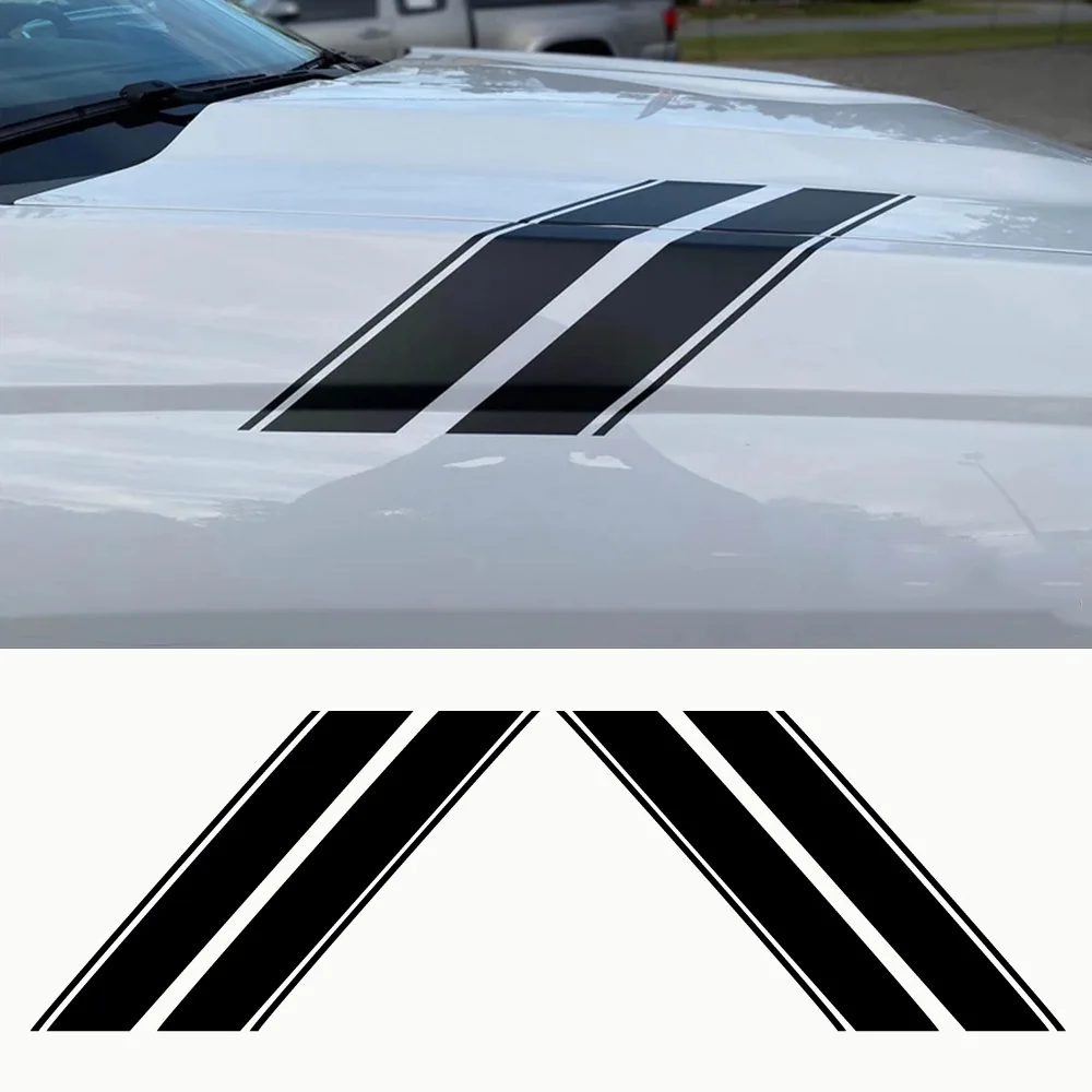 

Free shipping Hood side stripes fender stripes Car Decal Creative Auto Decorative Decals Car Door Handle Vinyl Car Body Decals