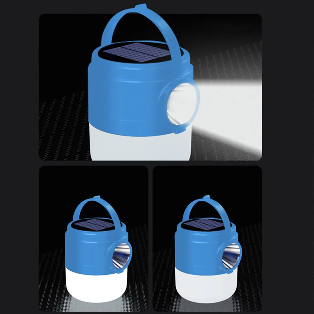 

Solar LED Camping Light Tent Lamp USB Rechargeable Lantern Flashlight Portable Night For Indoor Home Deco Outdoor Activities