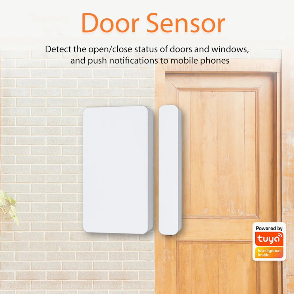 

Tuya ZigBee WiFi Smart Door Sensor Wireless Window Closed Open Detector Mobile Phone Office Home Intelligent Supplies