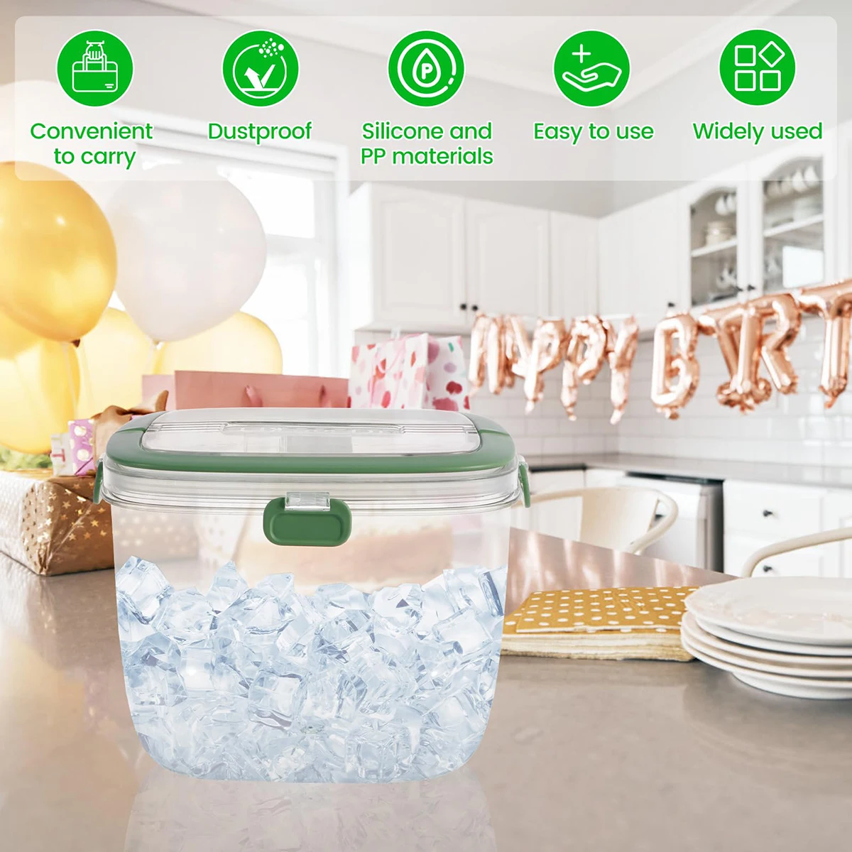 Бытовая форма для мороженого портативное ведро льда на открытом воздухе с