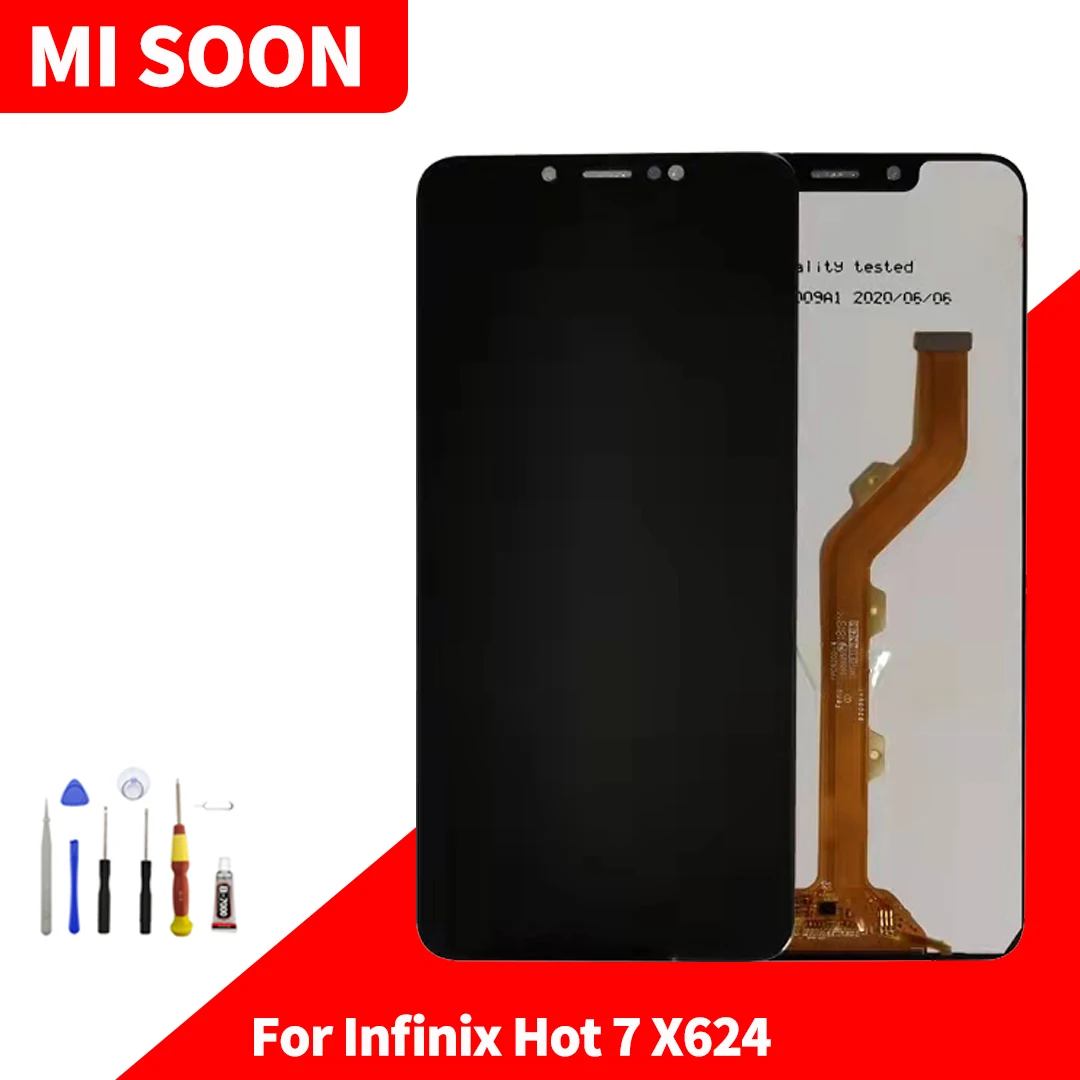 

Для Infinix Hot 7 X624 ЖК-дисплей для Infinix Hot 7 X624 ЖК-экран для замены