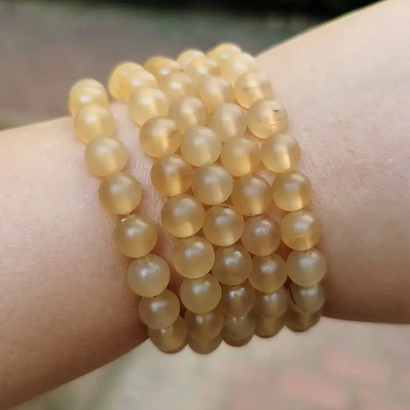 Новые Круглые бусины Рог 108 этнический стиль Индивидуальный Женский маленький