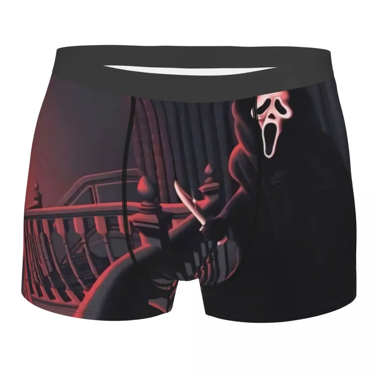 

Мужские дышащие трусы-боксеры на заказ в стиле Хэллоуин