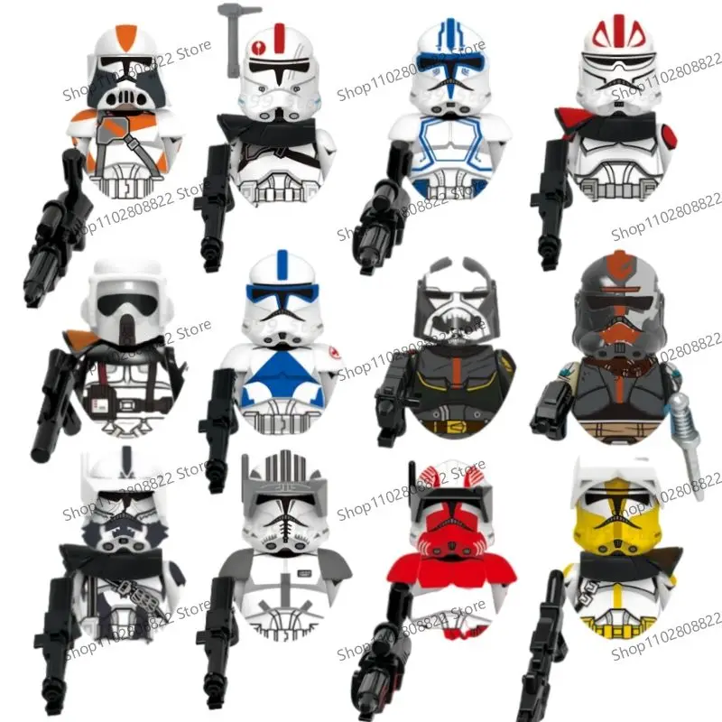 

GH0131 GH0131 GH0129 GH0128 HEROCROSS Building Blocks Action Toy Figures Bricks Clone Soldier 4cm Mini Assemble Toys Kids Gift