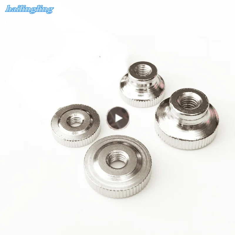 

5pcs Steel Adjust Leveling Knurled Toolless Thumb Nut 3D Printer Spring Loaded Heated Bed Curtain Wall Tighten Thumbnut DIY
