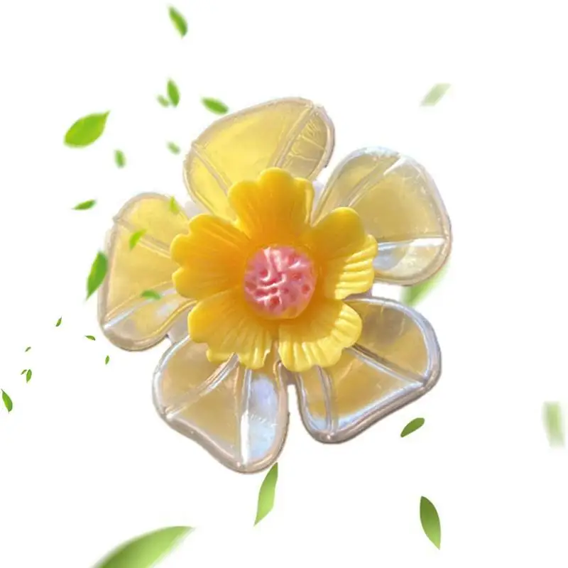 

Flower Car Vent Clips Car Interior Air Outlet Clips Shell Colored Flower Car Air Fresheners Vent Clips Automotive Scent Diffuser