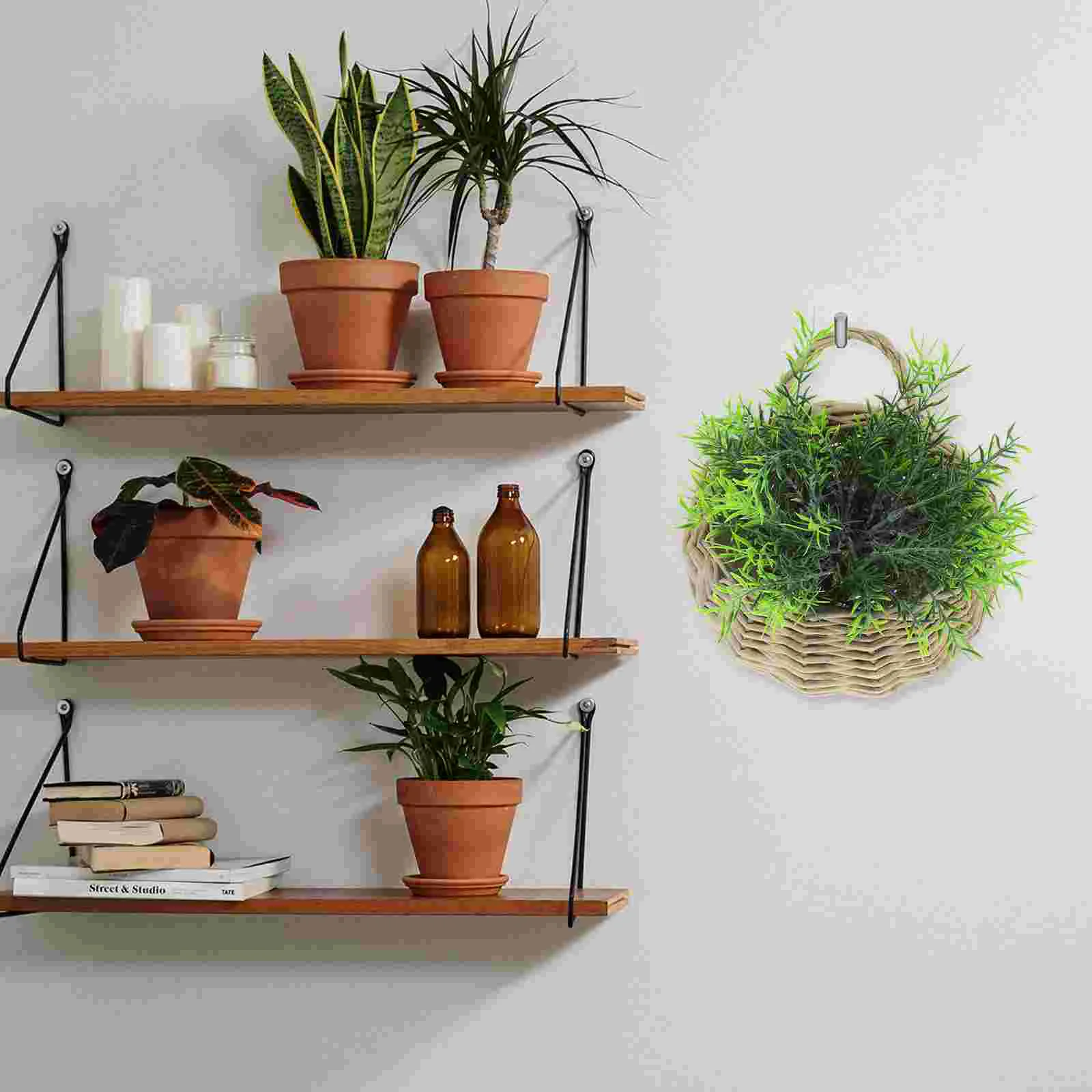 

Hanging Basket Woven Woven Wall Basket Hanging Planter Basket Hanging Flower Basket Hanging Storage Basket